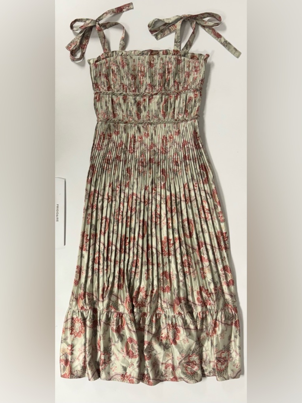 Polo Ralph Lauren Pleated Floral Paisley Dress Garden Wedding Women 4 NWT $598